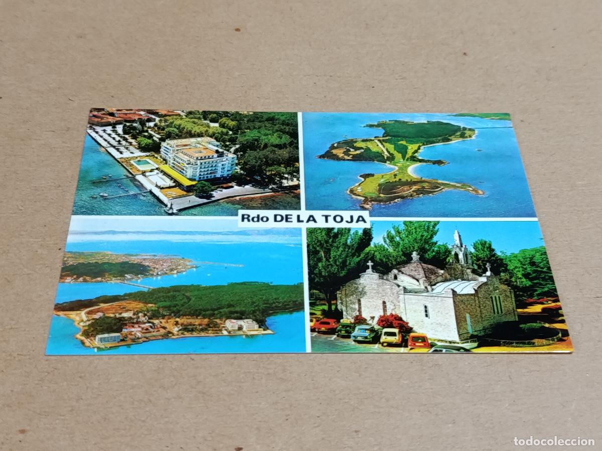 Postales: PONTEVEDRA - POSTAL ISLA DE LA TOJA - RECUERDO