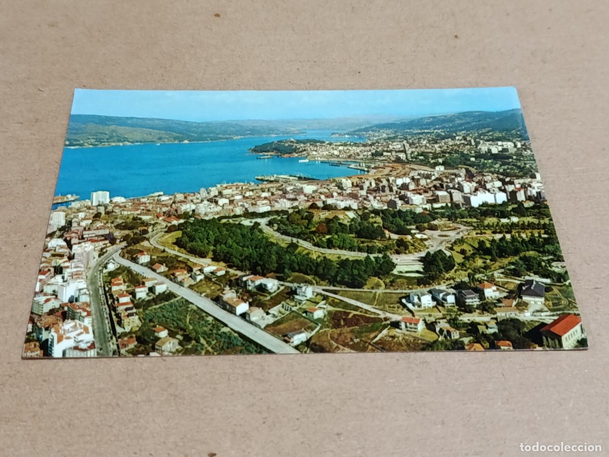 Postales: PONTEVEDRA - POSTAL VIGO - MONTE EL CASTRO (VISTA A&Eacute;REA)