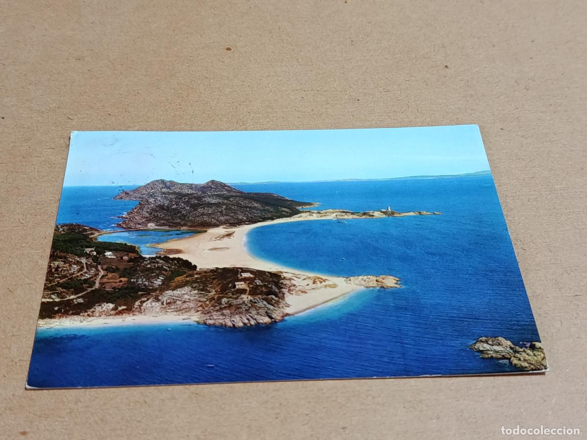 Postales: PONTEVEDRA - POSTAL VIGO - VISTA A&Eacute;REA - ISLAS CIES