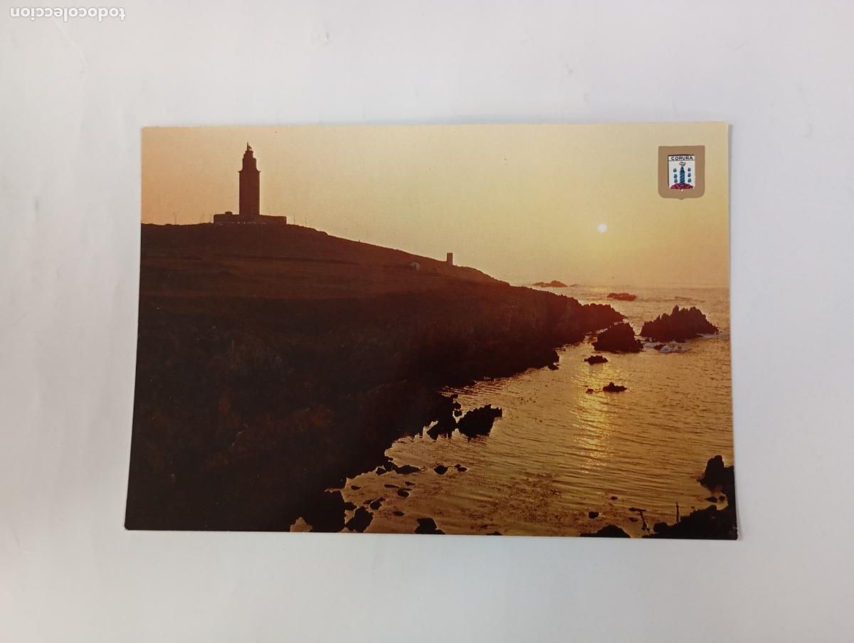 Postales: POSTAL DE LA CORU&Ntilde;A. PUESTA DE SOL. TDKP29X