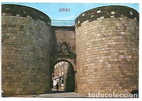 Postales: PUERTA DE SAN PEDRO - SAINT PETER&acute;S GATE.- LUGO