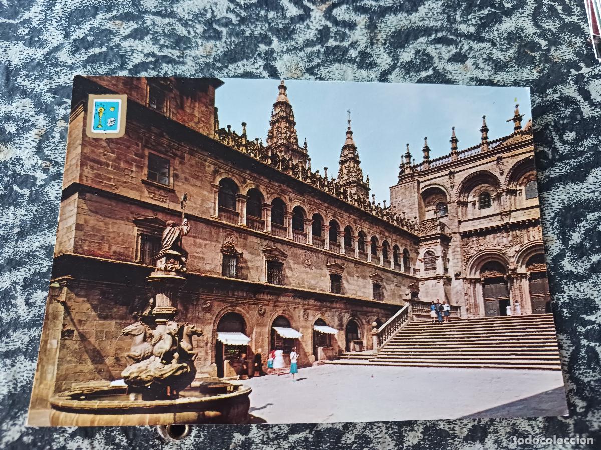 Postales: 6 santiago de compostela, plaza de las platerias, ed. dominguez