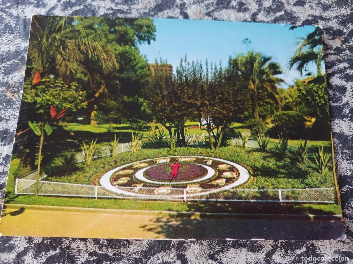 Postales: 2008 la coru&ntilde;a, reloj floral, ed. arribas