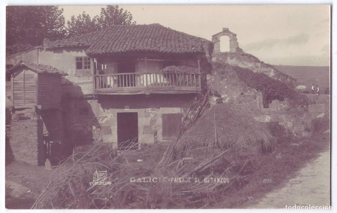 Postales: Betanzos (La Coru&ntilde;a): Paisaje de Betanzos. Foto Ferrer. No circulada (A&ntilde;os 20)