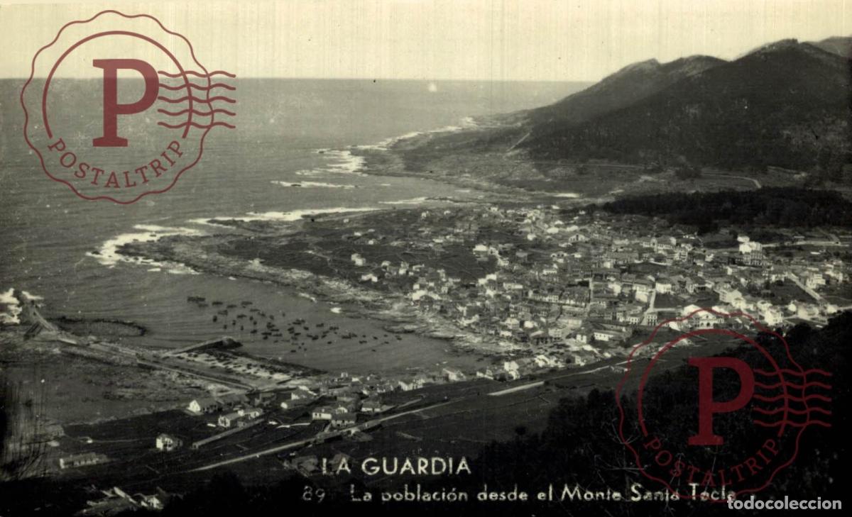 Postales: PONTEVEDRA. LA GUARDIA. POBLACION