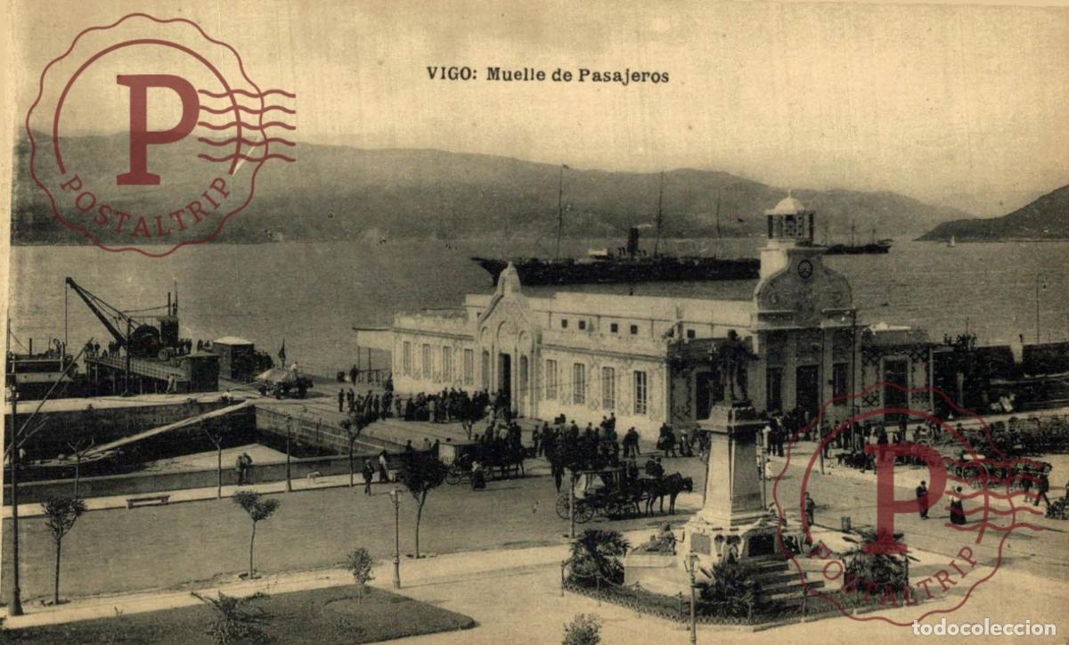 Postales: PONTEVEDRA. VIGO. MUELLE DE PASAJEROS