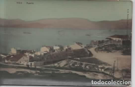 Postales: VIGO PONTEVEDRA ESCRITA 1910 PUERTO