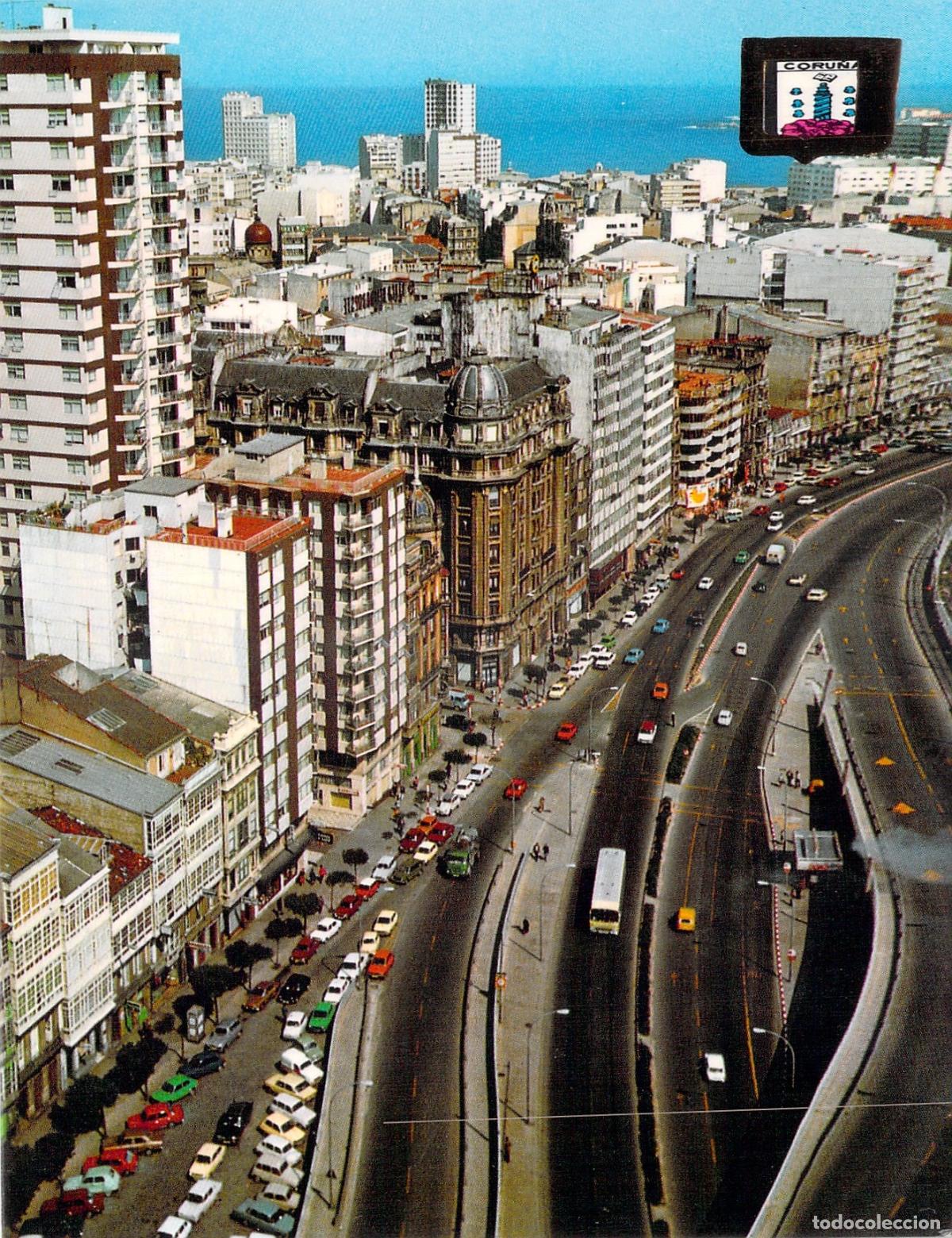 Postales: Postal de la Avenida Linares Rivas en La Coru&ntilde;a