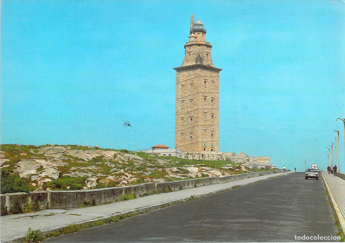 Postales: Postal de la Torre de H&eacute;rcules en A Coru&ntilde;a
