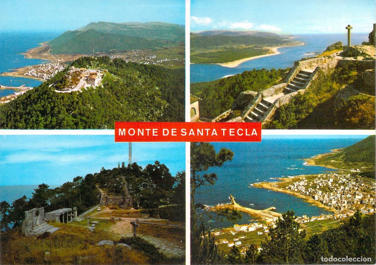 Postales: Postal Monte de Santa Tecla Galicia Vistas Panor&aacute;micas
