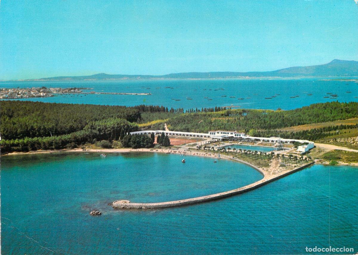 Postales: Postal a&eacute;rea de la Isla de La Toja en Galicia