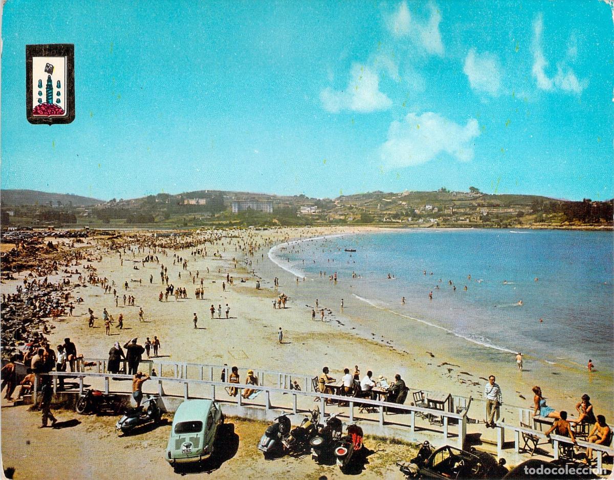 Postales: Postal de la Playa de Santa Cristina en La Coru&ntilde;a