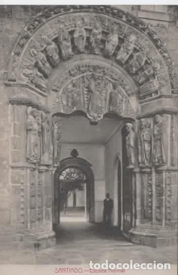 Postales: CORU&Ntilde;A SIN ESCRIBIR SANTIAGO ESCUELA NORMAL