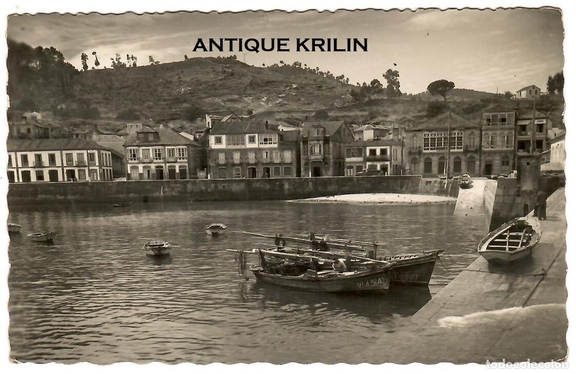 Postales: PONTEVEDRA / BAYONA N&ordm; 12 PUERTO / GARCIA GARRABELLA / SIN FRANQUEAR