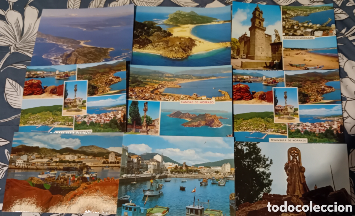 Postales: Conjunto de 22 postales antiguas de Pontevedra, datadas entre los a&ntilde;os 60 y 70.