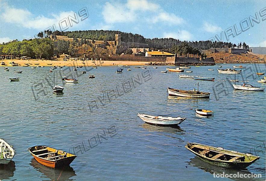 Postales: Playa de la Ribeira en Bayona (Pontevedra) - Sin Circular - a&ntilde;os 60