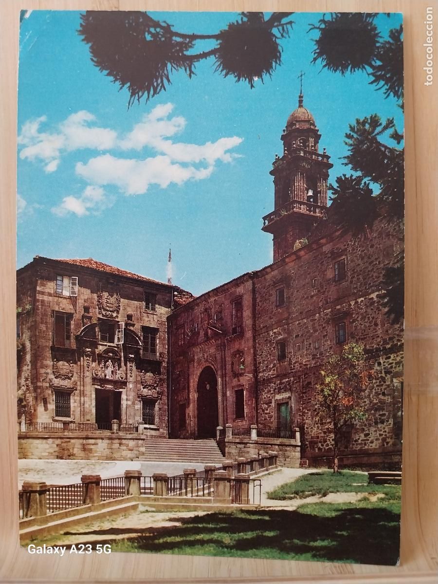 Postales: SANTIAGO COMPOSTELA POSTAL ERROR DORSO SIN IMPRIMIR