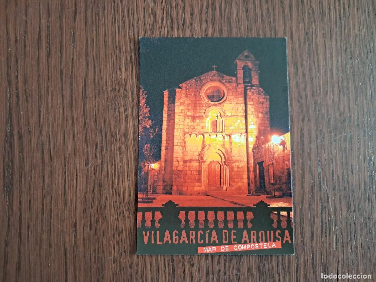 Postales: postal de Espa&ntilde;a, iglesia de Sobr&aacute;n, Vilagarc&iacute;a de Arousa, Mar de Compostela.