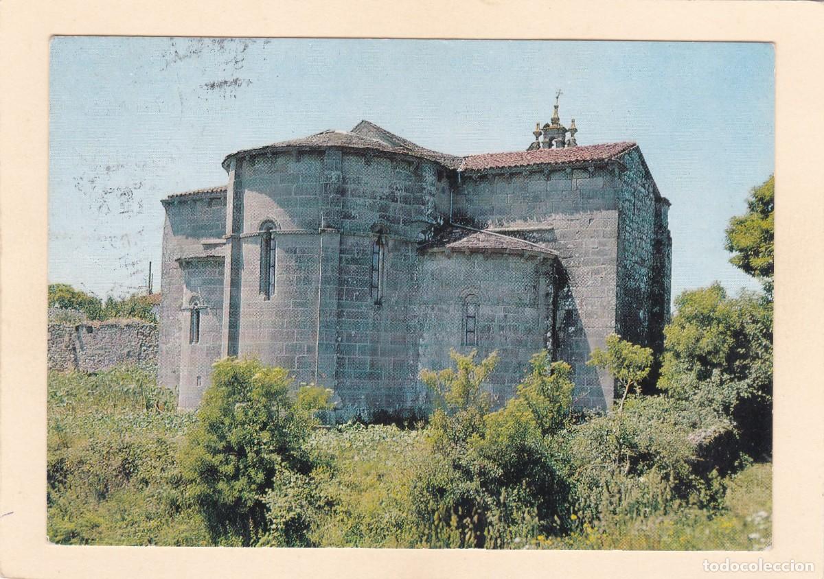 Postales: PALAS DE REY (LUGO). IGLESIA ROMANICA DE VILLAR DE DONAS (1966) - FRANQUEO