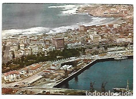 Postales: VISTA PARCIAL AEREA.- LA CORU&Ntilde;A