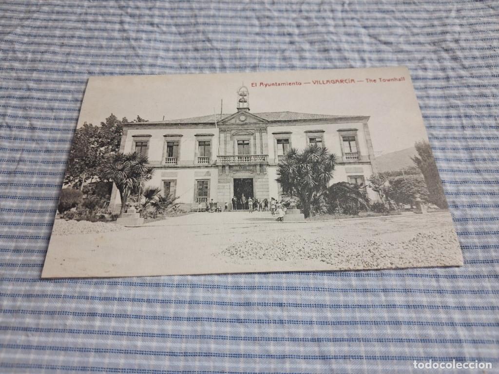Postales: Postal antigua Galicia. Pontevedra. Villagarc&iacute;a. El Ayuntamiento. Ed. Luis Bouza Trillo