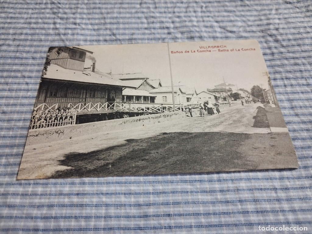 Postales: Postal antigua Galicia. Pontevedra. Villagarc&iacute;a. Ba&ntilde;os de La Concha. Ed. Luis Bouza Trillo