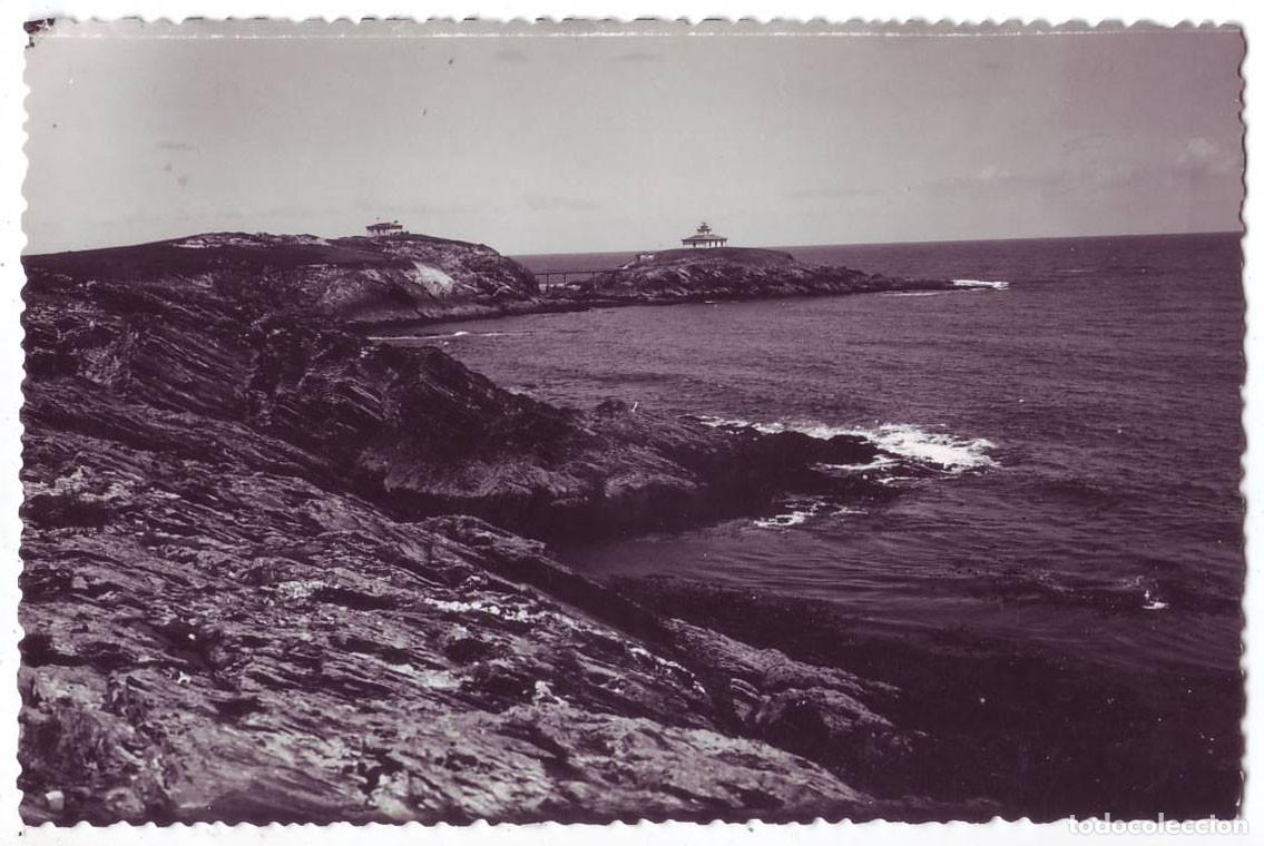 Postales: Ribadeo (Lugo): Vista del Faro. Ediciones Alarde. No circulada (A&ntilde;os 50)