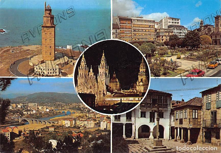 Postales: Galicia, diversos aspectos - Sin Circular - A&ntilde;os 70