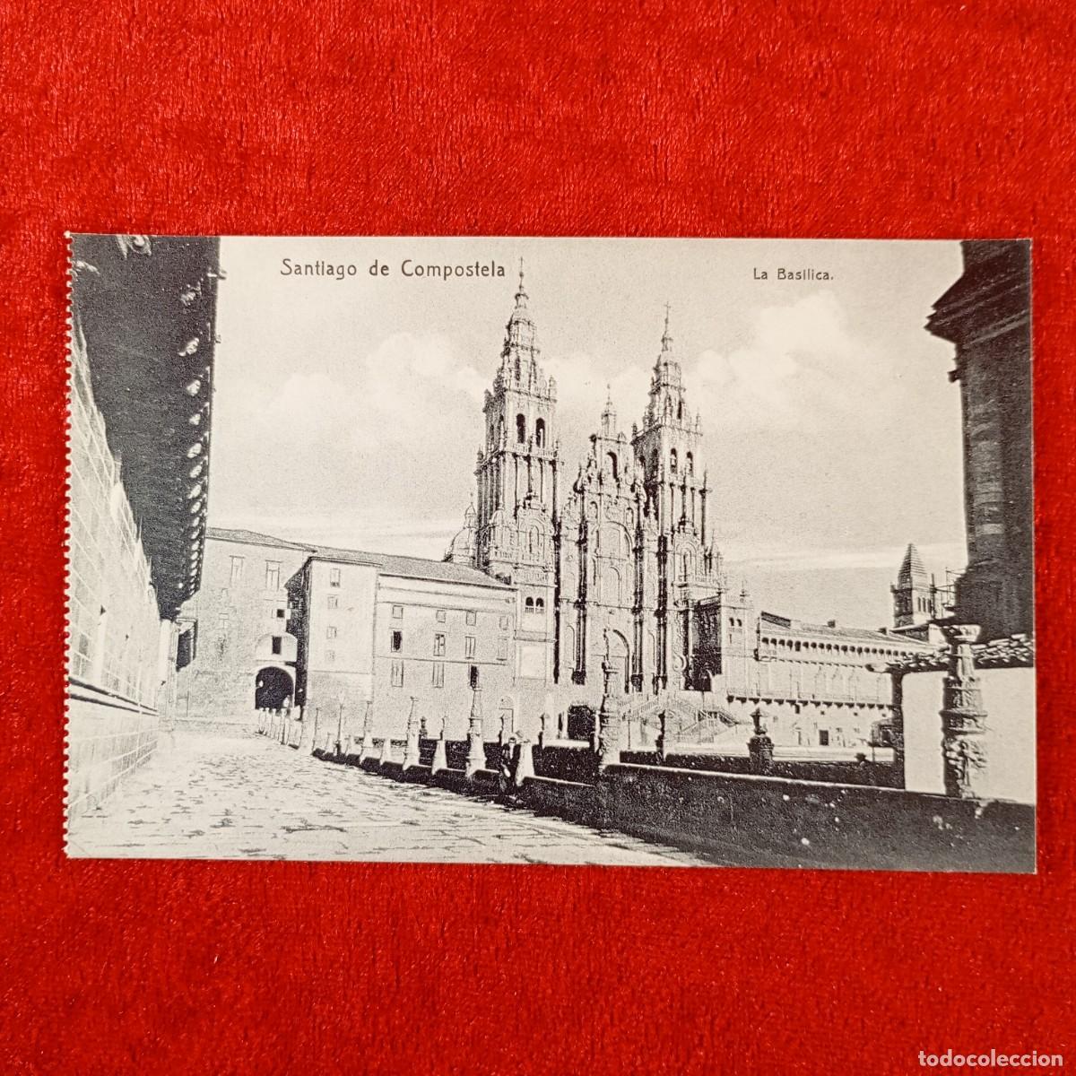 Postales: POSTAL - SANTIAGO DE COMPOSTELA - LA BASILICA - RAR&Iacute;SIMA / 2097