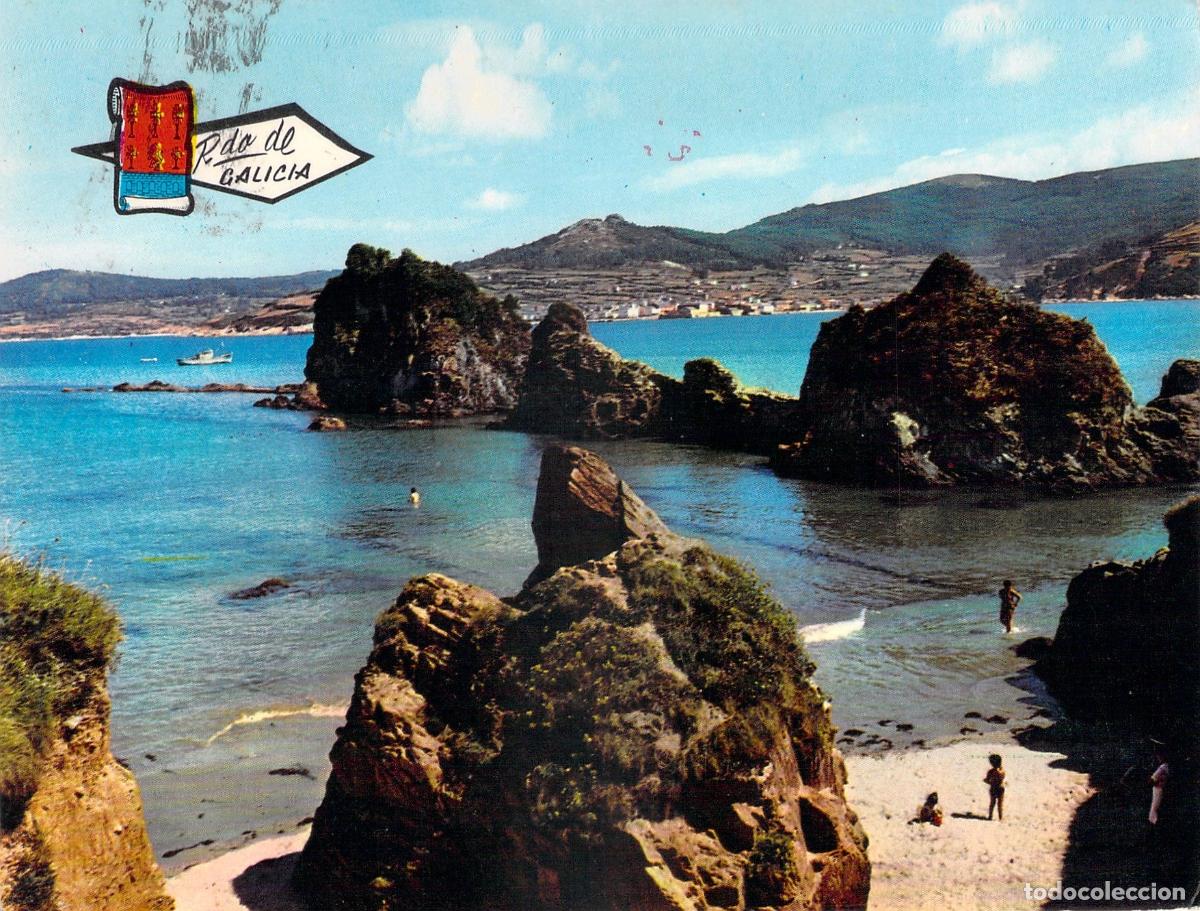 Postales: Postal de la Playa de Covas y Los Castelos en Viveiro, Galicia