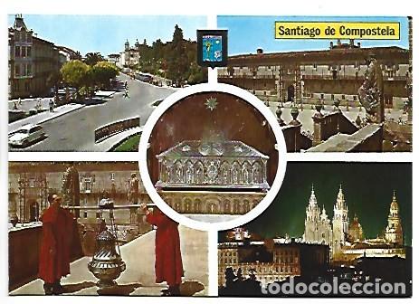 Postales: 5 VISTAS DE SANTIAGO DE COMPOSTELA