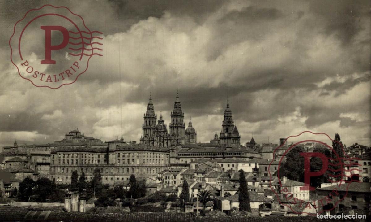 Postales: SANTIAGO DE COMPOSTELA. Vista Parcial. GALICIA. ESPA&Ntilde;A ESPAGNE SPAIN