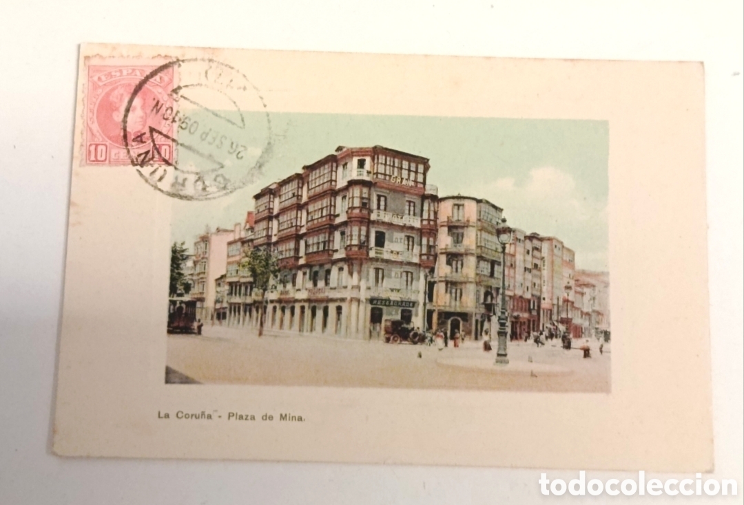 Postales: Postal antigua de La Coru&ntilde;a