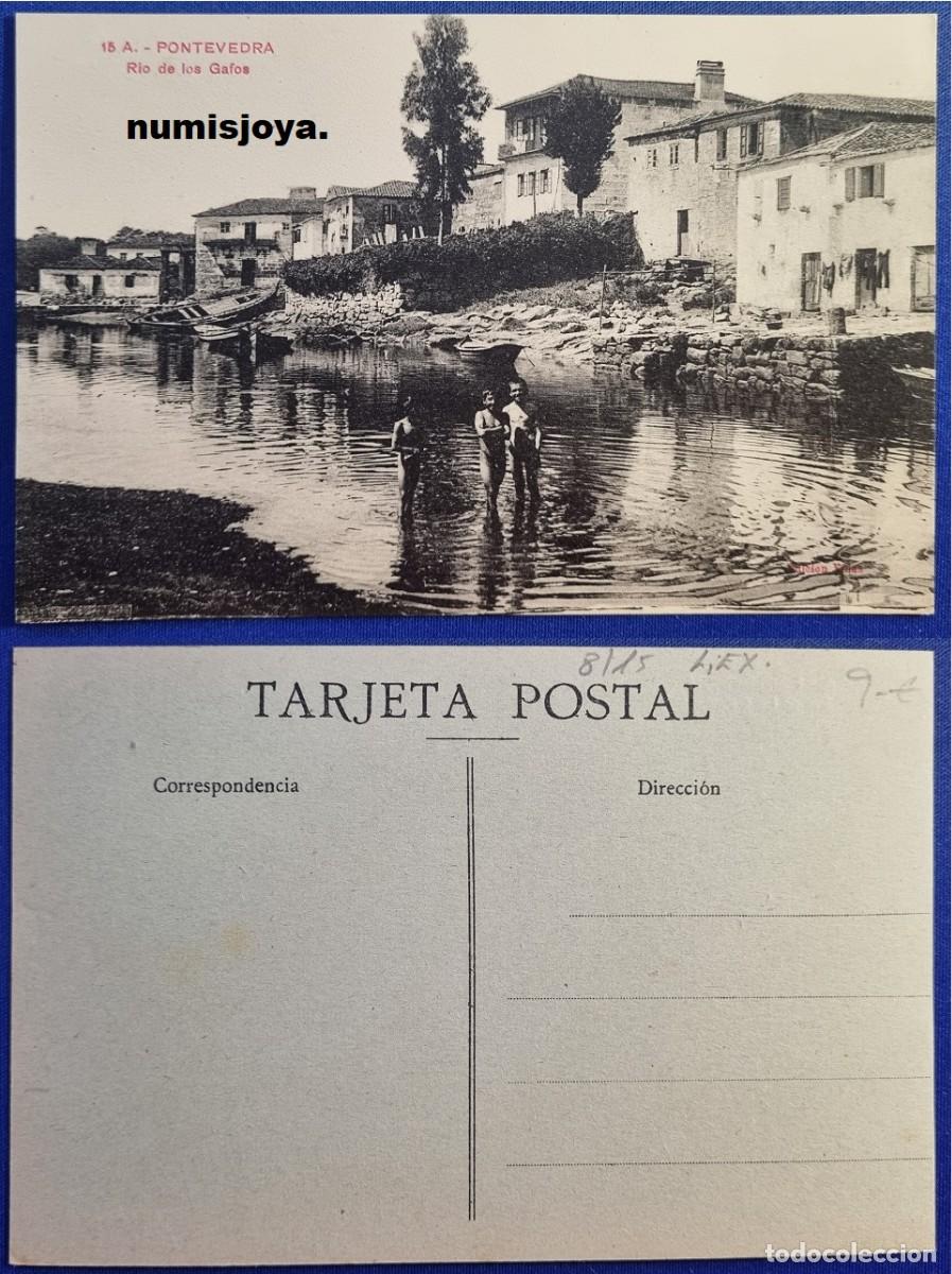 Postales: Postal de Pontevedra (Espa&ntilde;a) a&ntilde;o 1910. RIO DE LLOS GAFOS. Edic. VINAS.