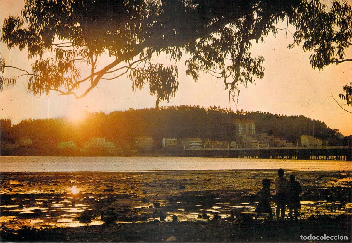 Postales: Postal de Puesta de Sol en la costa de Galicia