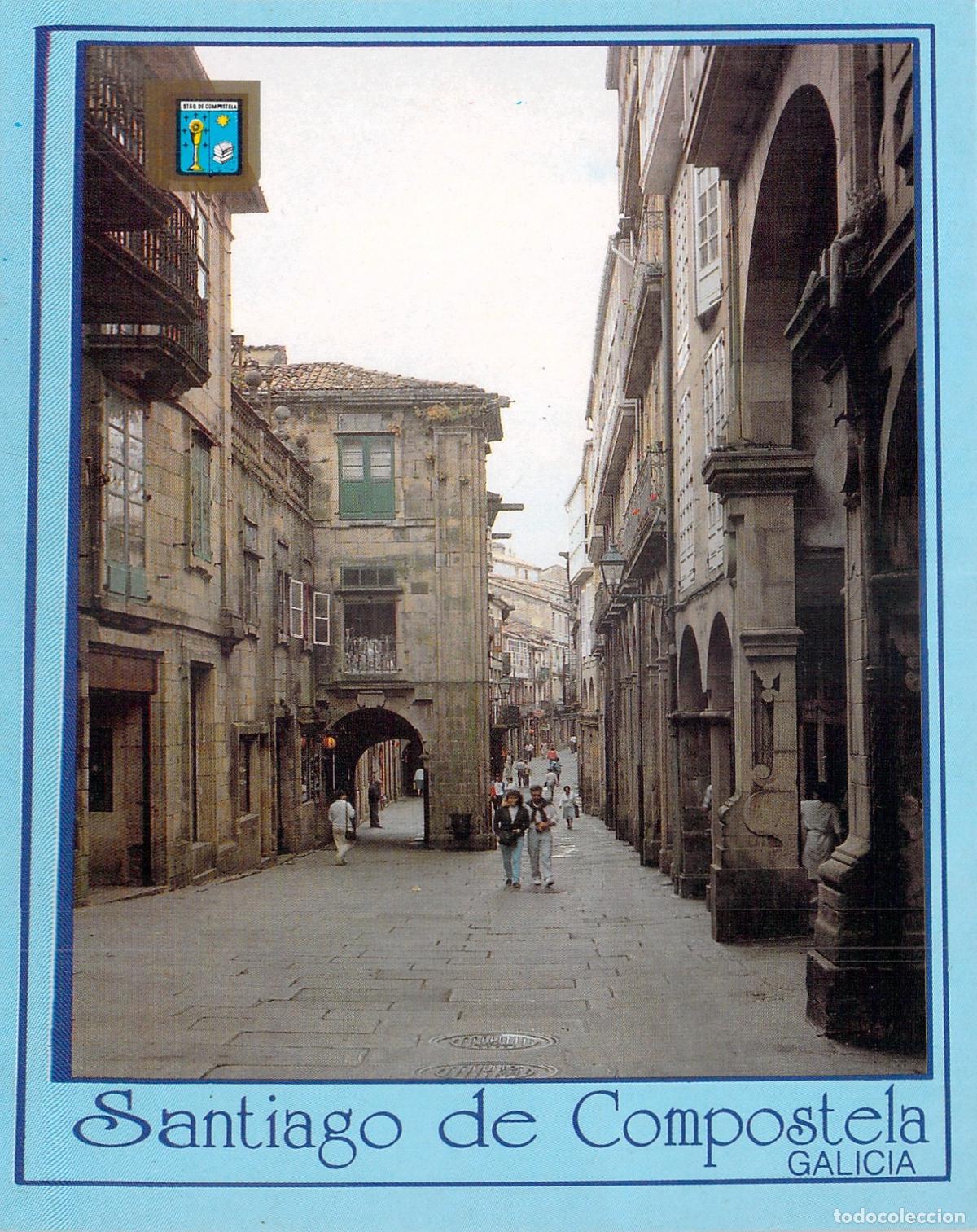 Postales: Postal de Santiago de Compostela Calle Rua del Villar