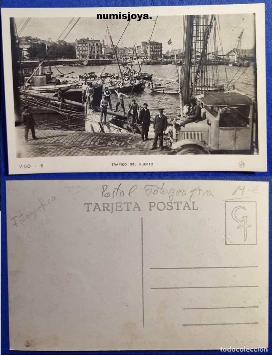 Postales: Postal de VIGO Pontevedra (Espa&ntilde;a) a&ntilde;o 1910. TRAFICO DEL PUERTO. Ed. HAE.