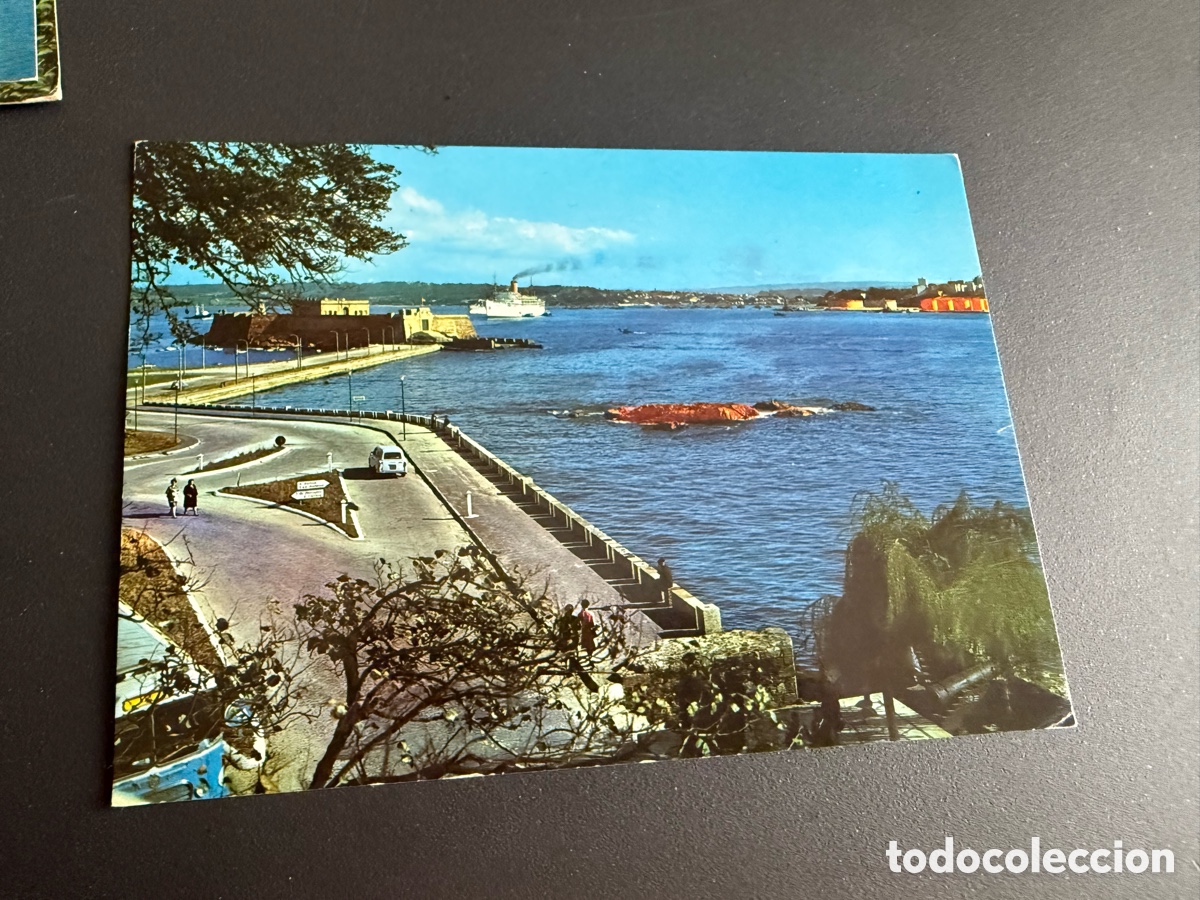 Postales: Postal LA CORU&Ntilde;A. Paseo del Parrote y Castillo