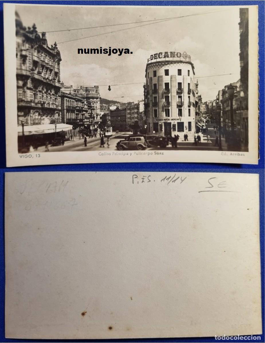 Postales: Postal de VIGO Pontevedra (Espa&ntilde;a) a&ntilde;o 1950. Calles Principe y Policarpo Sanz. Ed. ARRIBAS.