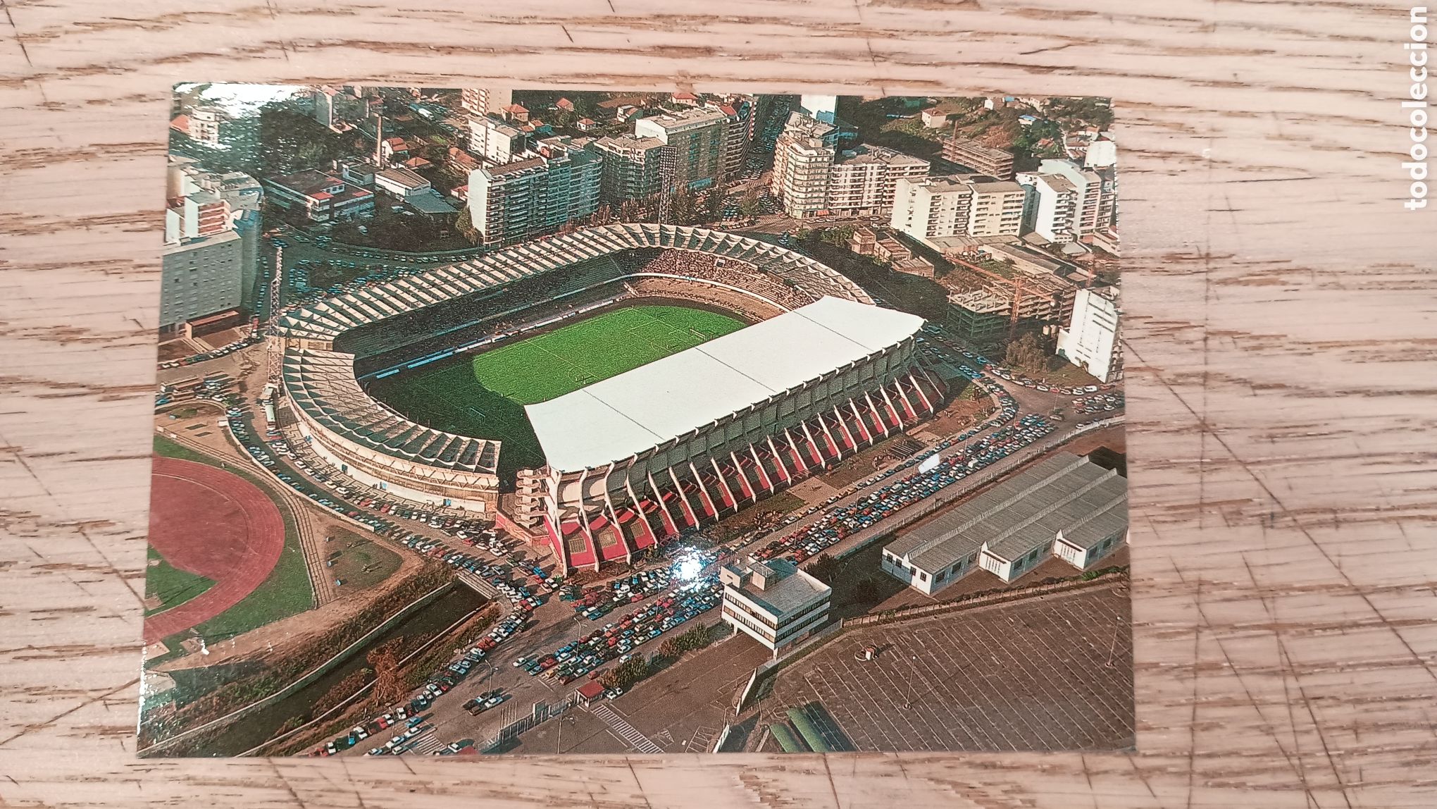 Postales: VIGO (PONTEVEDRA) - ESTADIO DE BALAIDOS. VISTA A&Eacute;REA - POSTALES FAMA