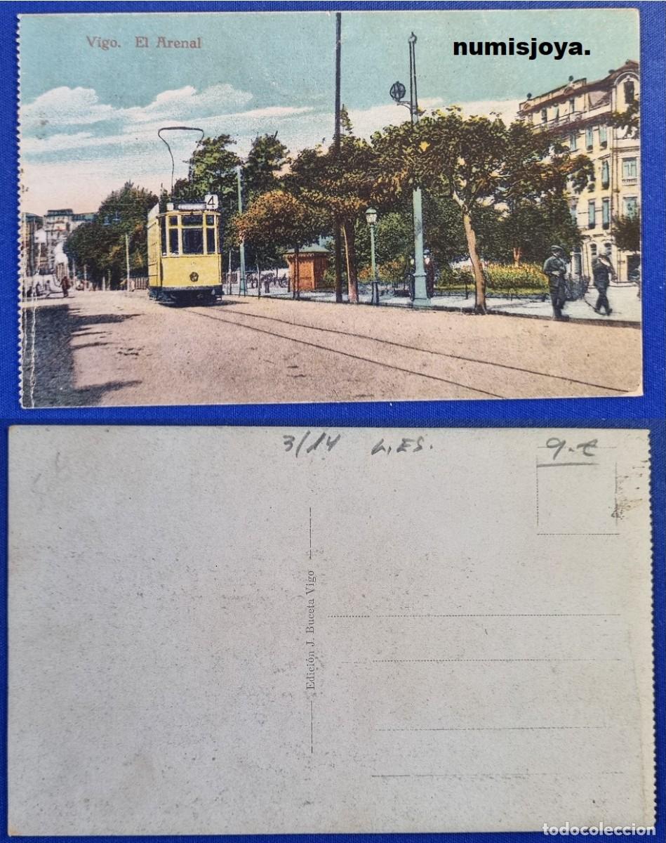 Postales: Postal de VIGO Pontevedra (Espa&ntilde;a) a&ntilde;o 1910. EL ARENAL. Ed. J. BUCETA.