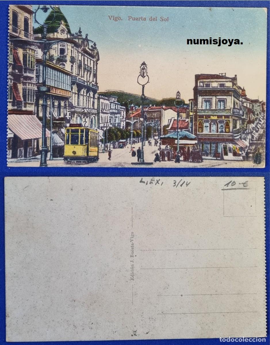 Postales: Postal de VIGO Pontevedra (Espa&ntilde;a) a&ntilde;o 1910. PUERTA DEL SOL. Ed. J. BUCETA.