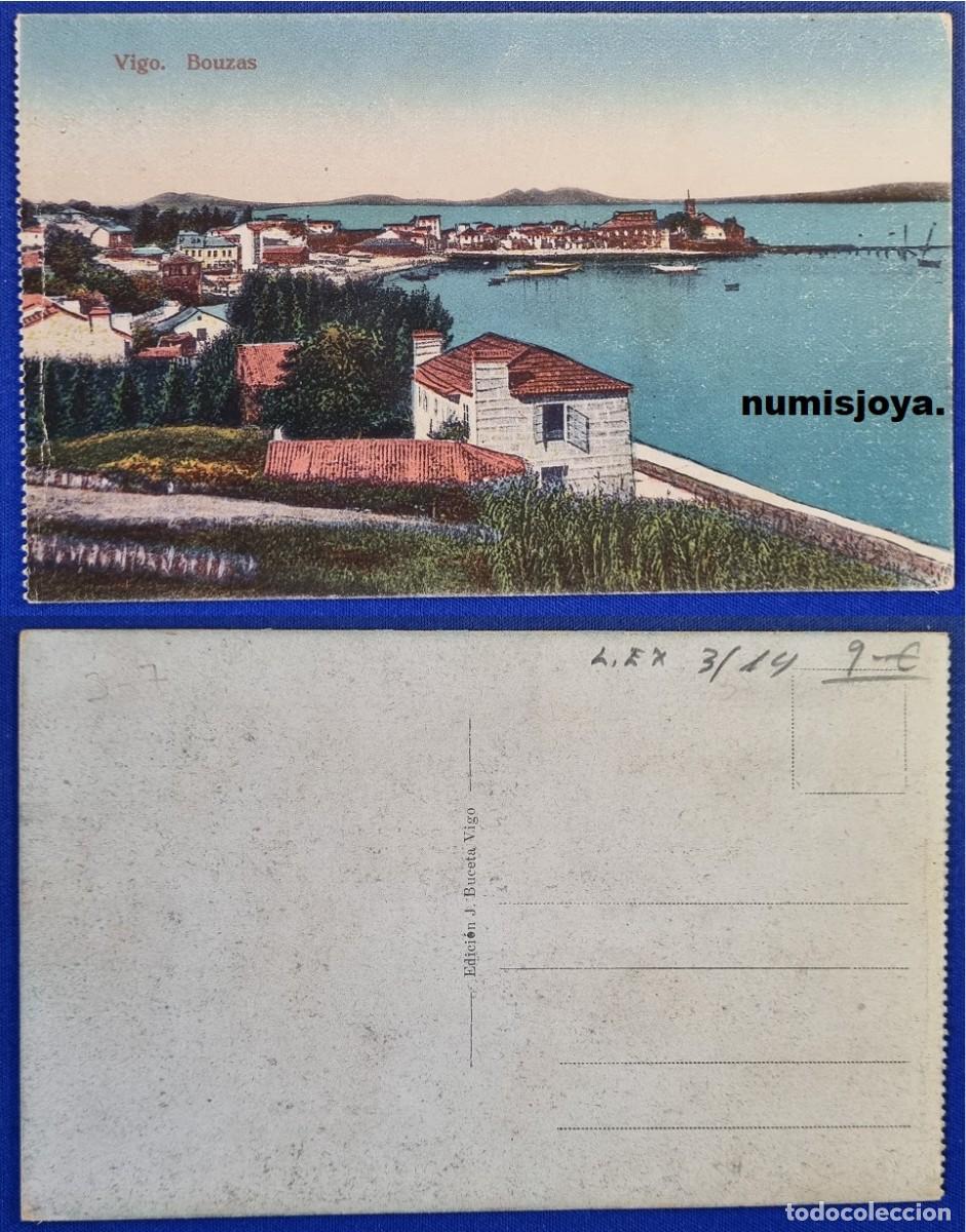 Postales: Postal de VIGO Pontevedra (Espa&ntilde;a) a&ntilde;o 1910. BOUZAS. Ed. J. BUCETA.