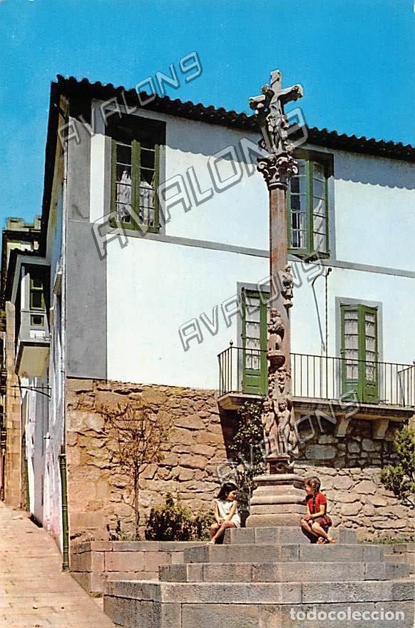 Postales: Cruceiro de la calle Isabel II (Pontevedra) - Sin Circular - A&ntilde;os 60