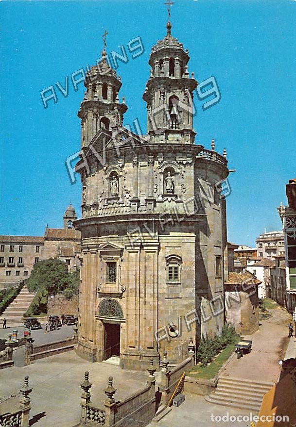 Postales: Iglesia de la Divina Peregrina (Pontevedra) - Sin Circular- A&ntilde;os 60