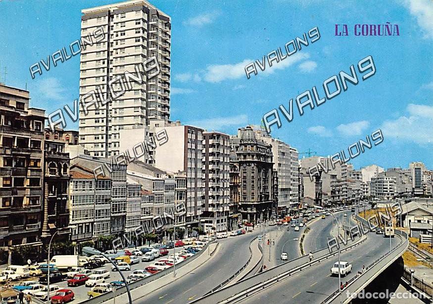 Postales: Viaducto del General&iacute;simo (La Coru&ntilde;a) - Escrita - A&ntilde;os 70