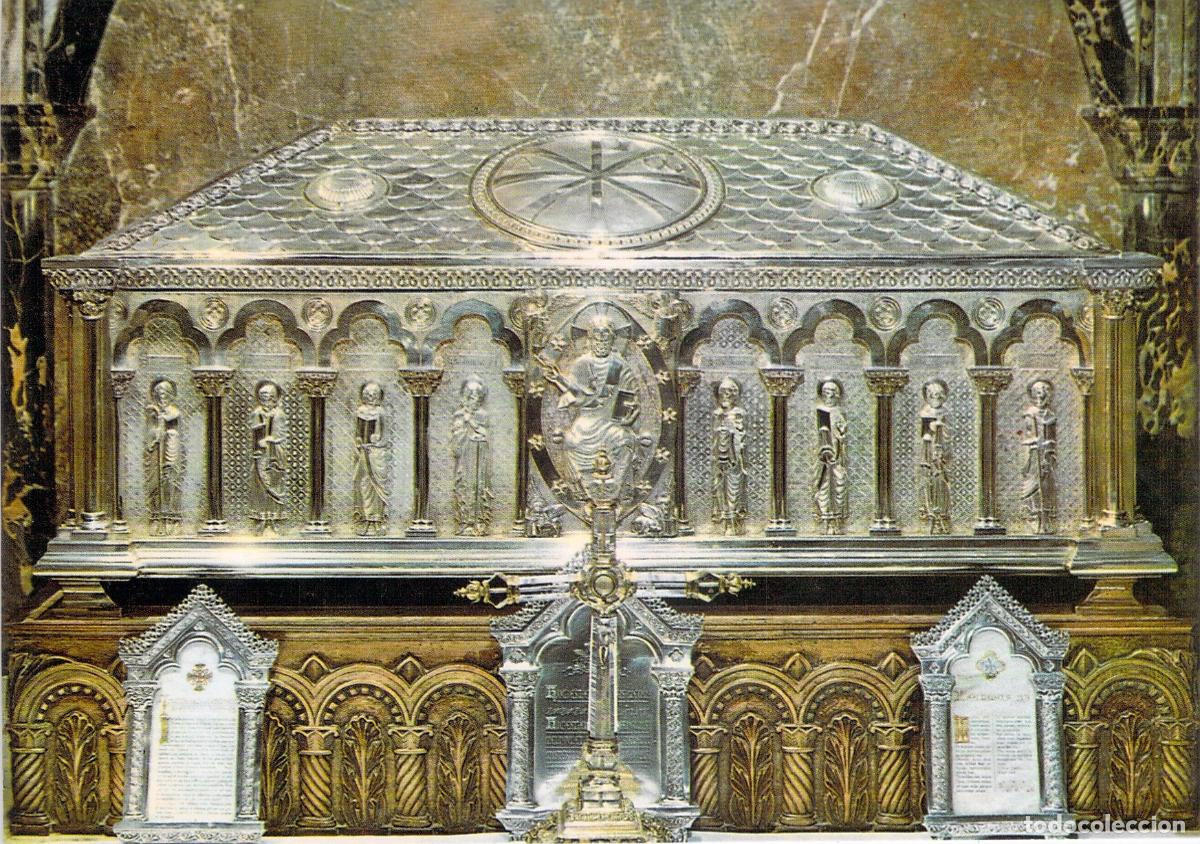 Postales: Postal de la Catedral de Santiago de Compostela y su Arca de Plata
