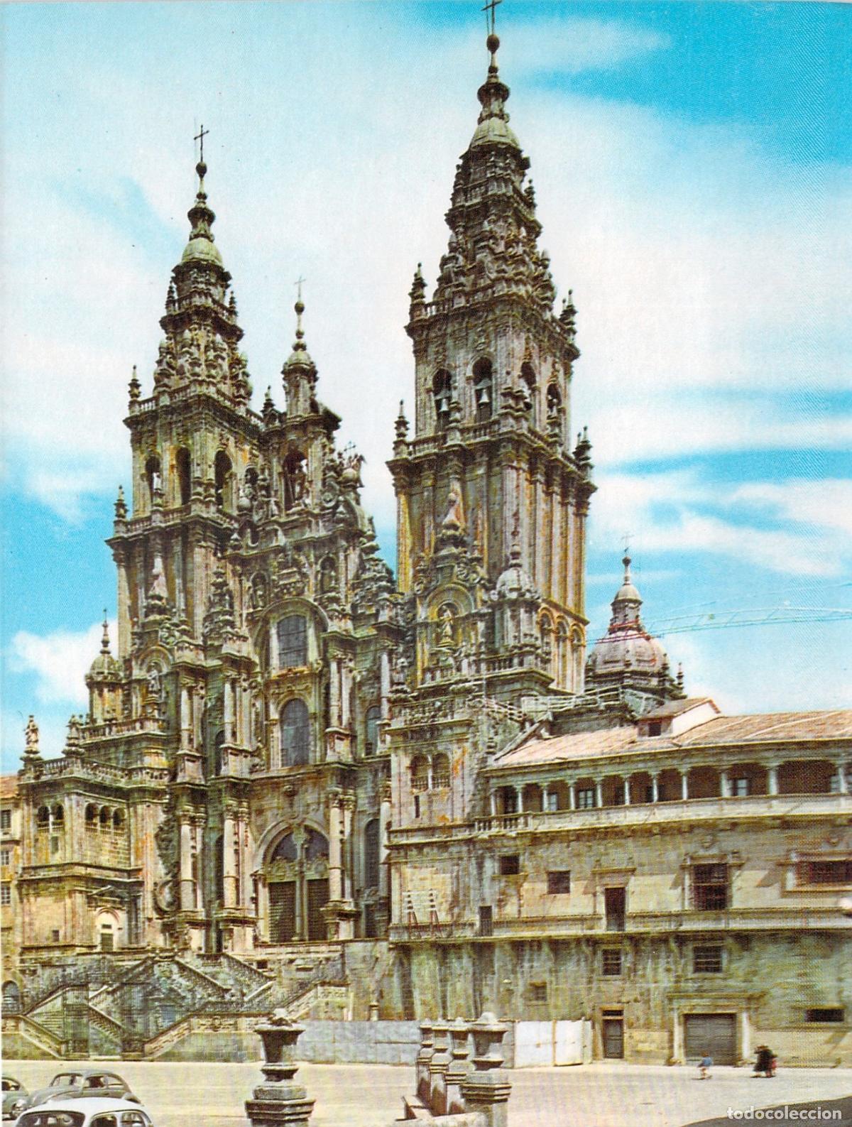 Postales: Postal de la Catedral de Santiago de Compostela Fachada del Obradoiro