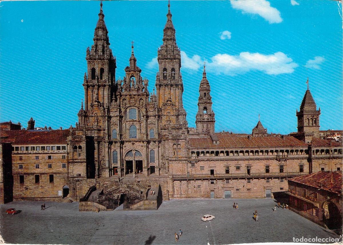 Postales: Postal de la Catedral de Santiago de Compostela Fachada del Obradoiro