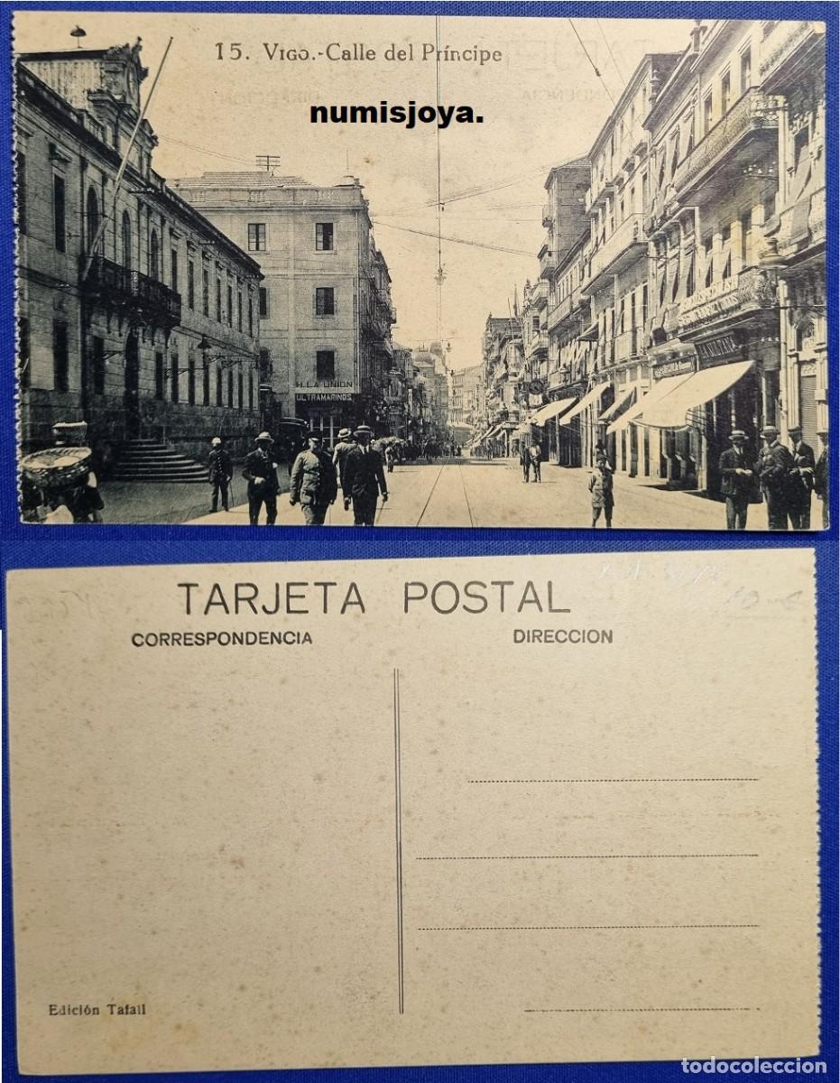 Postales: Postal de VIGO Pontevedra (Espa&ntilde;a) a&ntilde;o 1910. Calle del Principe. Ed. TAFAIL.